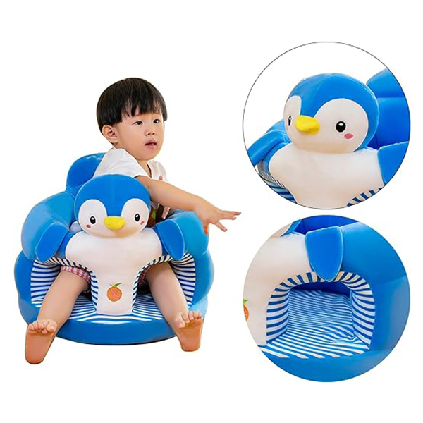 Penguin-Blue Paradise Super Soft Baby Support Sofa-পেঙ্গুইন সুপার সফট বেবি সাপোর্ট সোফা