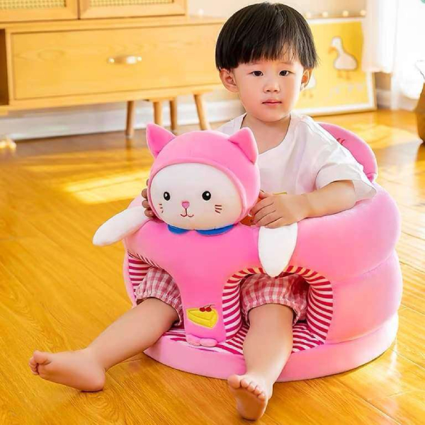 Soft & Secure Baby Support Sofa Chair Plush Cushion Protector-নরম এবং নিরাপদ শিশুর সমর্থন সোফা চেয়ার