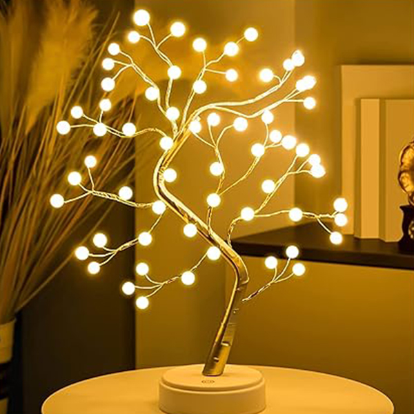 Tree Table Lamp with Energy-Efficient LED Lights-এলইডি লাইট সহ গাছের টেবিল ল্যাম্প