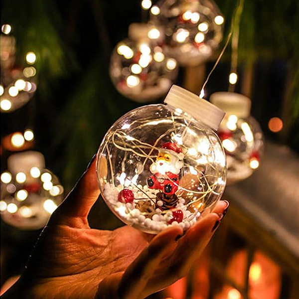 Christmas Santa Claus Wishing Ball Light-ক্রিসমাস সান্তা ক্লজ উইশিং বল লাইট