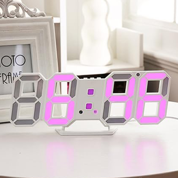 3D LED Digital wall Clock-3D এলইডি ডিজিটাল প্রাচীর ঘড়ি