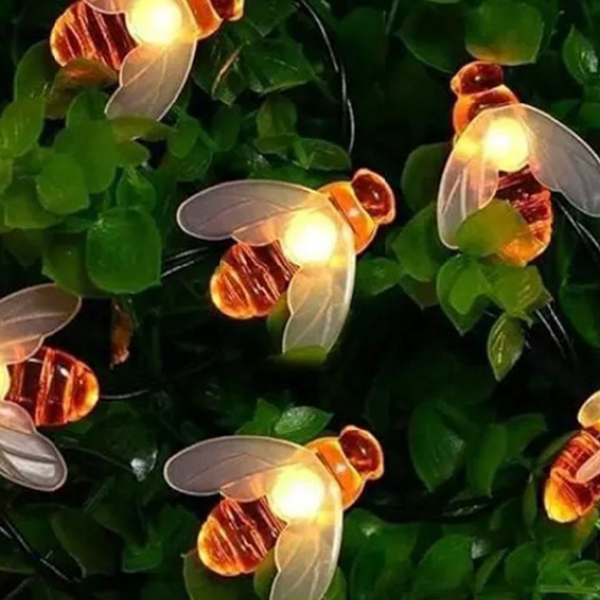 Solar-Powered Honey Bee Garden Lights-সৌর-চালিত মধু মৌমাছির বাগানের আলো