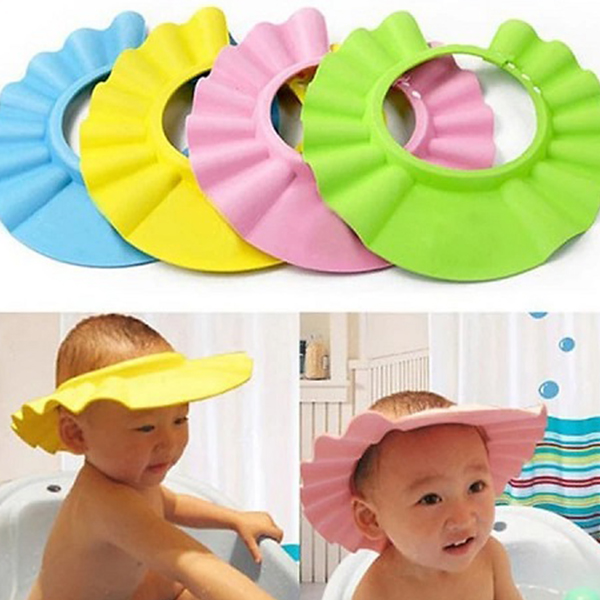 Baby Shower Adjustable Safe Soft Cap-বেবি শাওয়ার অ্যাডজাস্টেবল সেফ সফট ক্যাপ