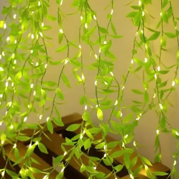 Artificial Green Leaf Wreath Simulation Grass light-কৃত্রিম সবুজ পাতার ঘাস আলো